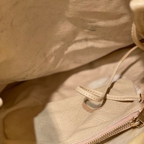 Red Valentino Gold Ruffles Tote - Picture 2 of 3